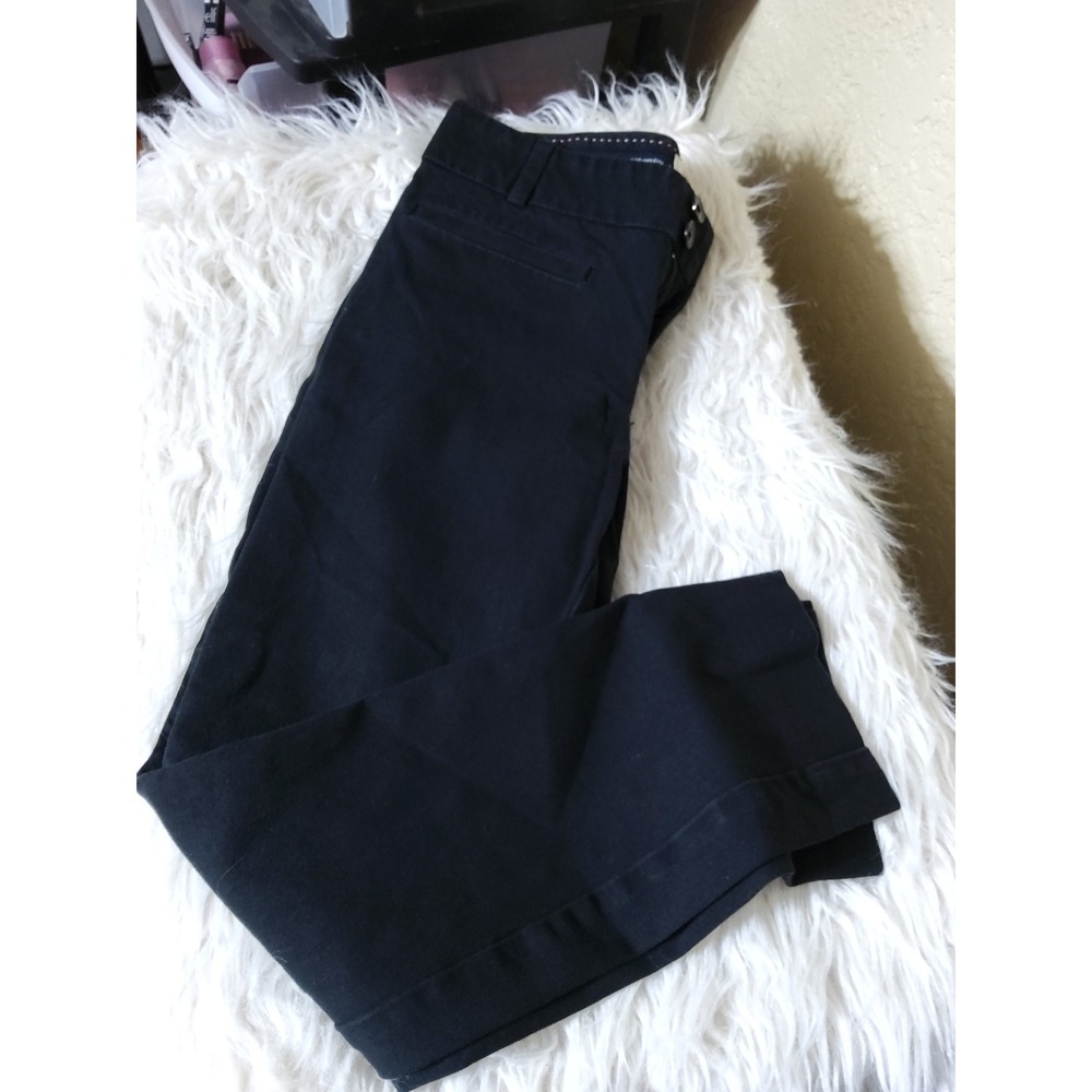 Anthropologie The Essential Slim Black Pants Trousers Size 0